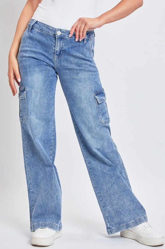 Denim Cargo Pants