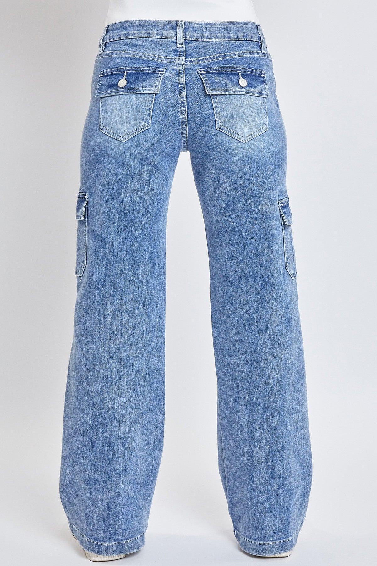 Denim Cargo Pants