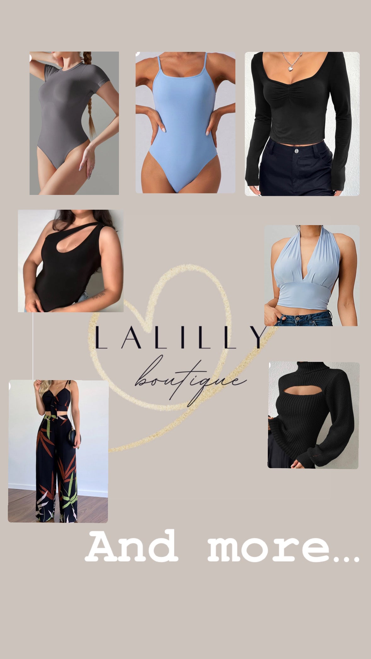 Mystery Box, Includes four of our best selling items, bodysuits, jumpsuits, rompers, tops.