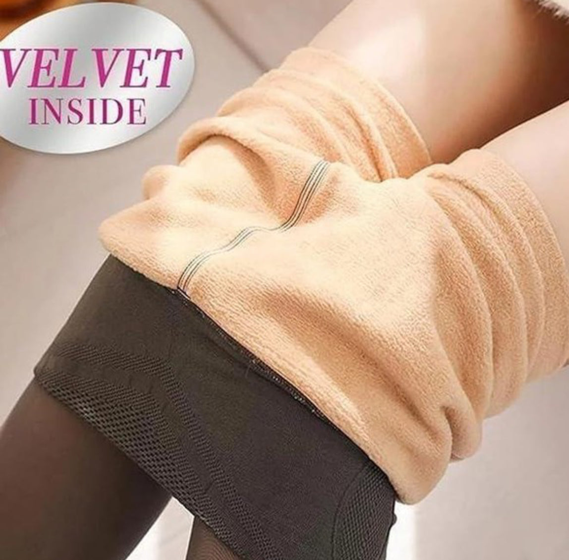 WOMEN S WARM FLEECE LINED WINTER THICK TIGHTS