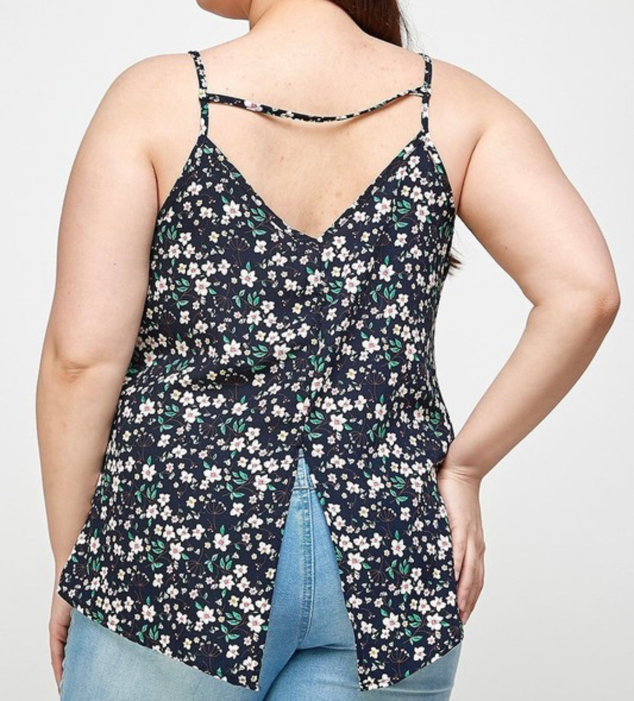 Plus Floral Print Top