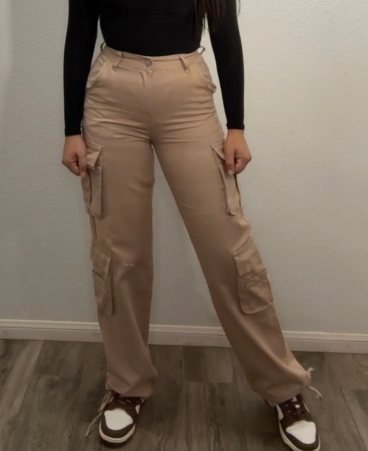 High Waisted Cargo Pants