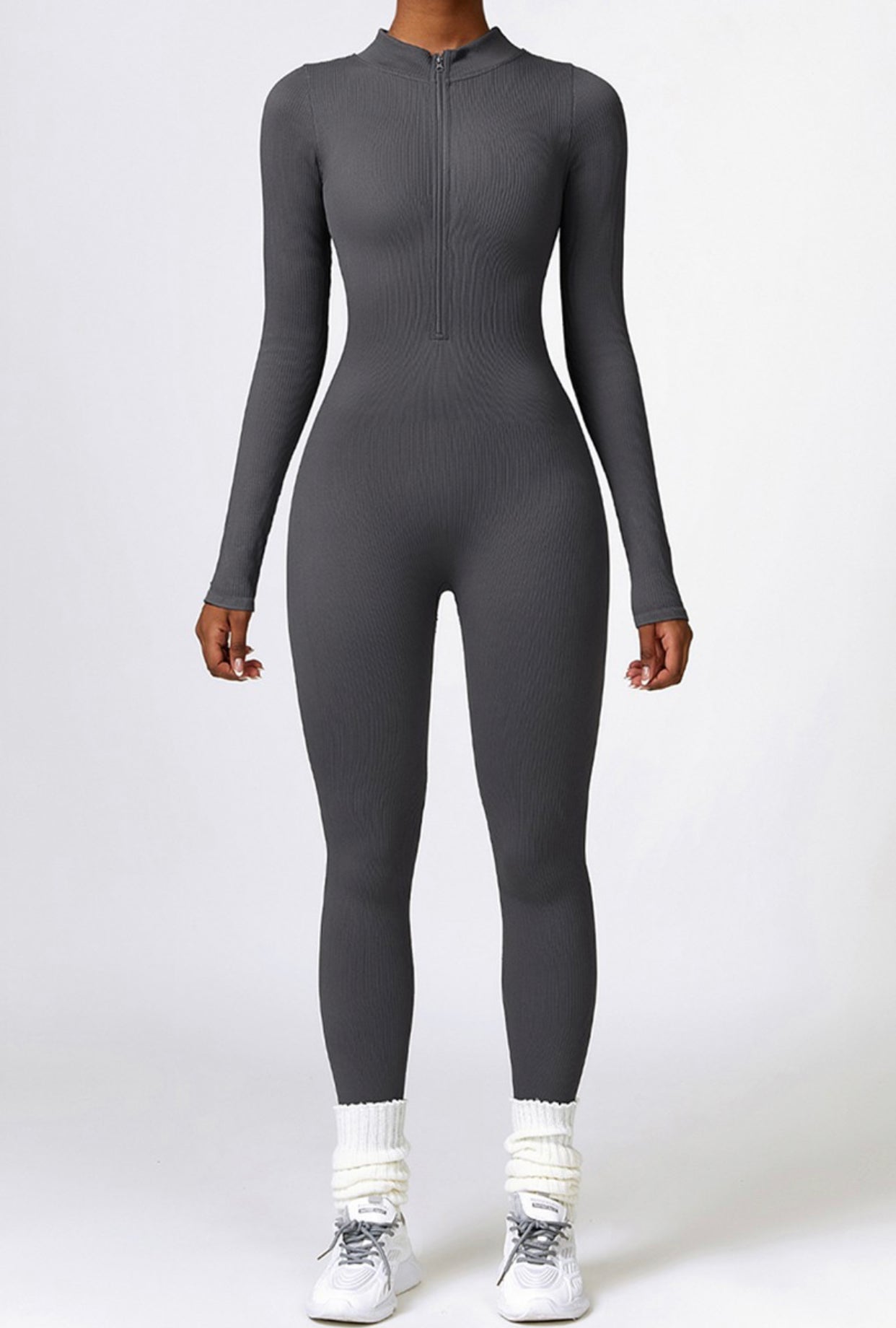 Body Shaping Long-Sleeved Sports Jumpsuit