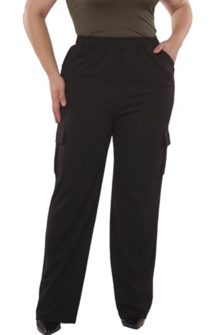 Plus Size Straight Leg Cargo Pants