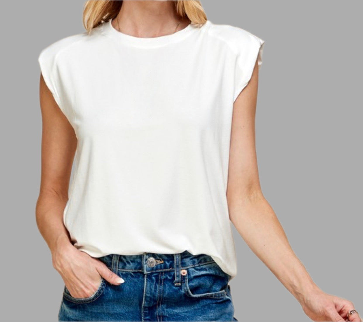 Short Sleeved Basic Top